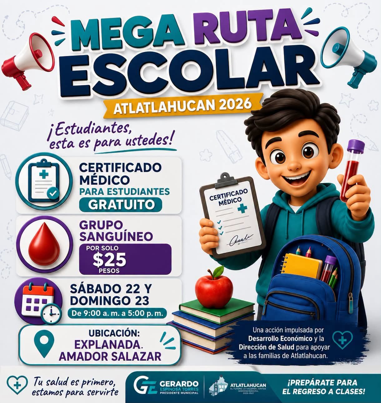 Mega ruta escolar 2026